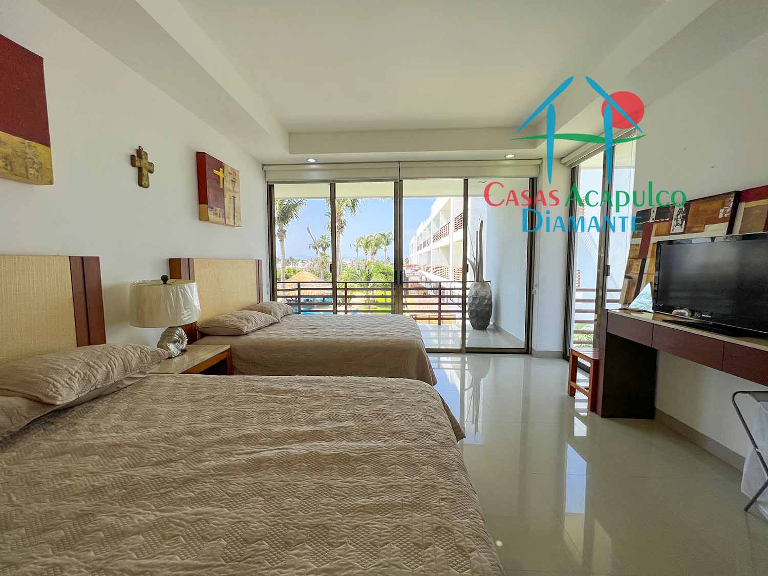 Solar Villas Resort 3 201 - Recámara uno 2